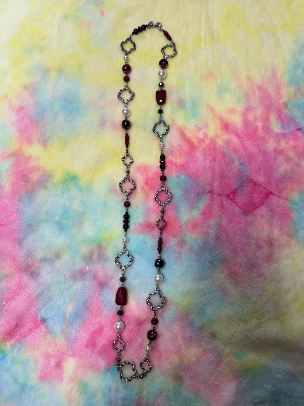 Premier Designs Bordeaux necklace antiqued silver-plated